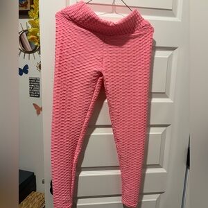 Pink leggings